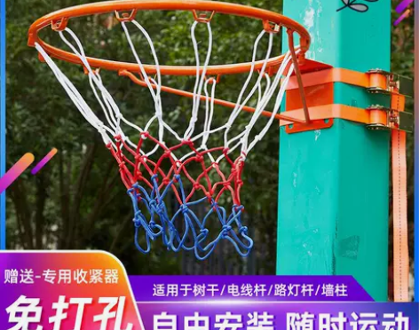 篮球架投篮框壁挂式家用成人儿童小篮筐室外户...