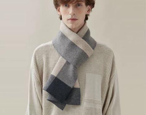 UVBANANA100%纯羊毛围巾男士冬季...