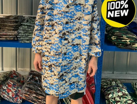 迷彩罩衣工作服大褂家居清洁防护服男女可穿 ...