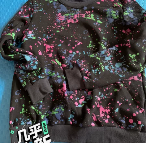 男卫衣薄绒迷彩秋冬加厚宽松 XL,九成新¥...