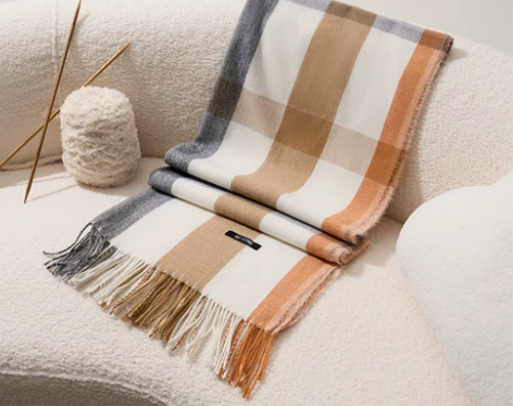 361围巾女冬季高级感披肩韩版百搭保暖防风...