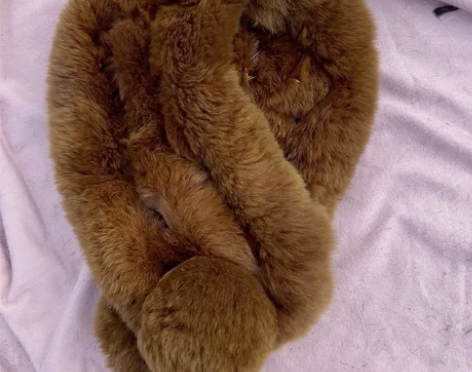 时尚高端棕色围脖 感兴趣的话点“我想要”和...