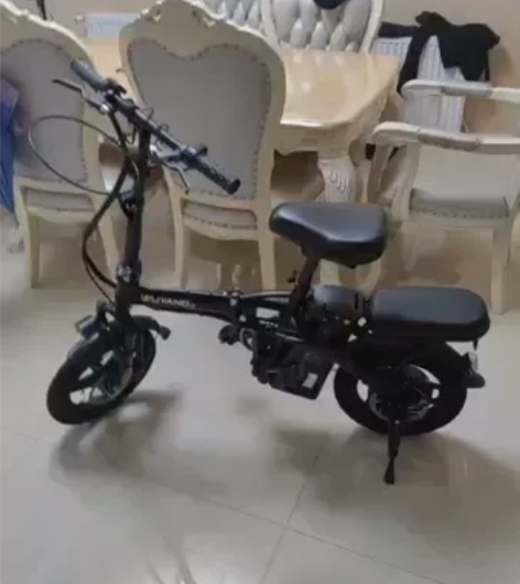 五羊电动自行车，折叠的，在京东买的，刚刚买...