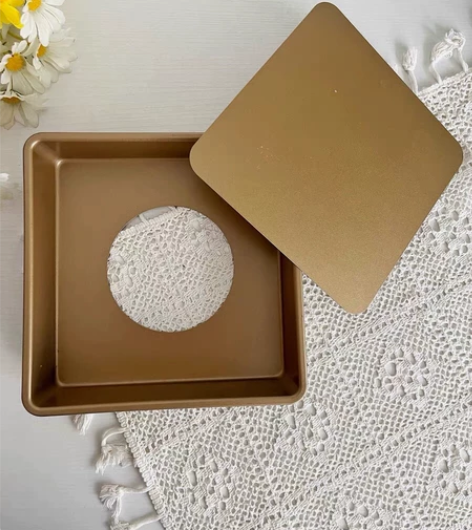 【全新包邮】正方形活底6寸蛋糕模具7寸不沾...