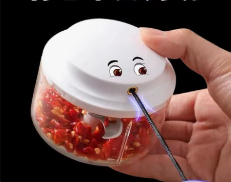 蒜泥神器蒜末搅碎机拉蒜器手拉式捣碎打大蒜捣...