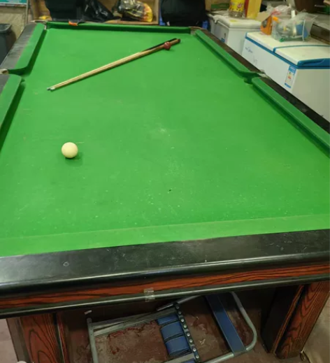 一台德克萨斯钢库台球桌低价转让 感兴趣的话...