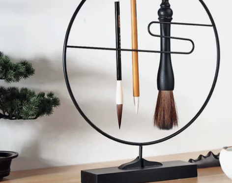 全新包邮！！铁艺毛笔架笔挂毛笔架子笔架毛笔...