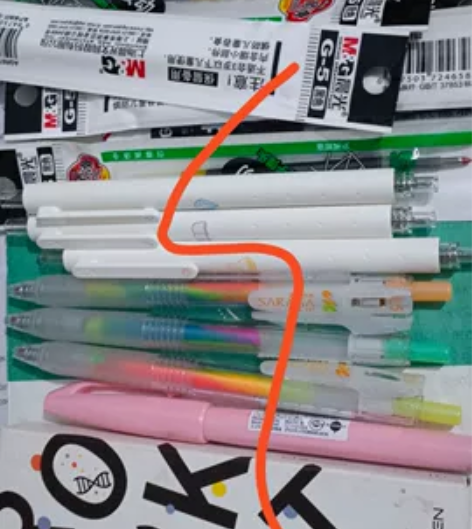 斑马笔四支 三支彩色6元一支 18元一支彩...