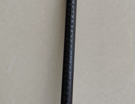 老红木狼毫老毛笔!杆子长21.8厘米,毛长...