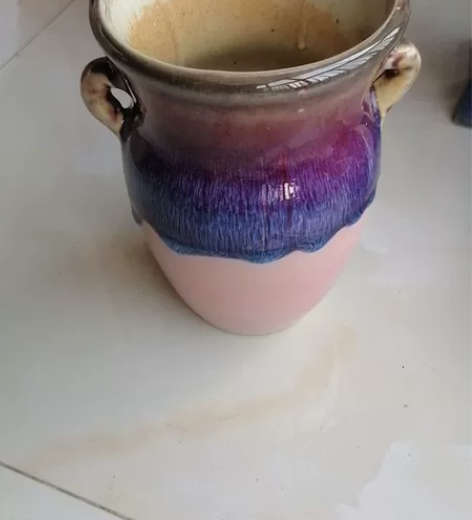 全新景德镇镇陶瓷花盆陶瓷时尚彩纹，闲置低价...