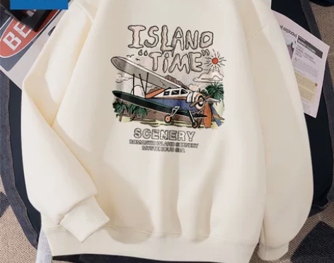 真维斯卫衣男春秋新款ins宽松潮牌复古印花...