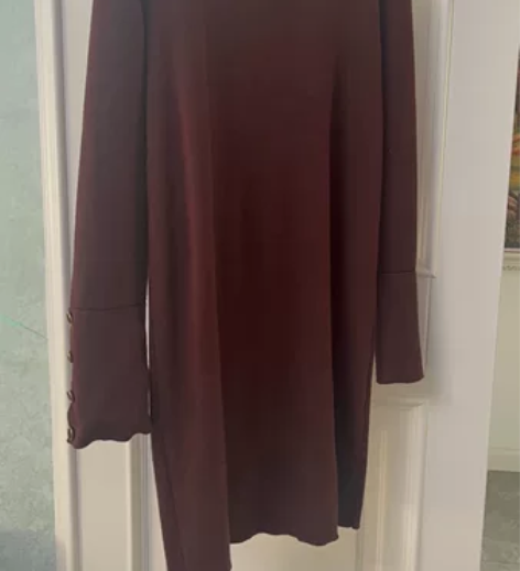 长款细针织连衣裙 基本全新100～120可...