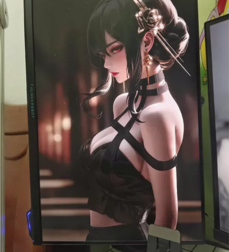 雷神黑武士SE 24.5 2k显示器，23...