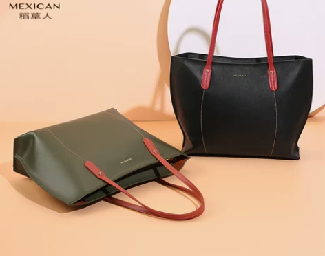 稻草人单肩包大容量女士包包2020新款托特...