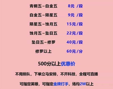 永劫无间代/上分/全网最效率 接双排，三排...