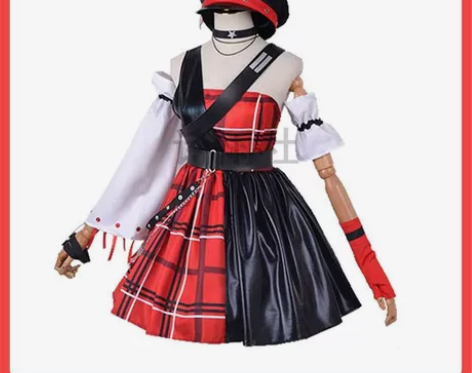 出小乔音你心动c服 瑕疵是衣服吊带有崩断,...