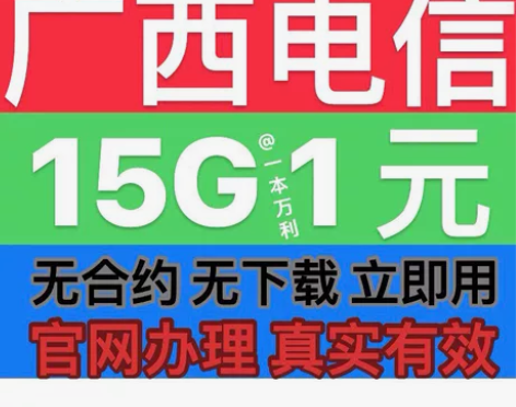 广西电信流量包暖心叠加通用 15G30G ...