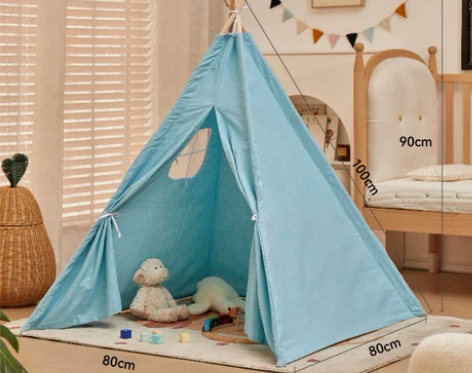 帐篷室内儿童幼儿园小帐篷白色印第安游戏屋网...