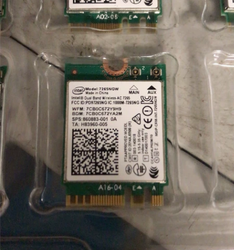 Intel 7265NGW 802.11a...