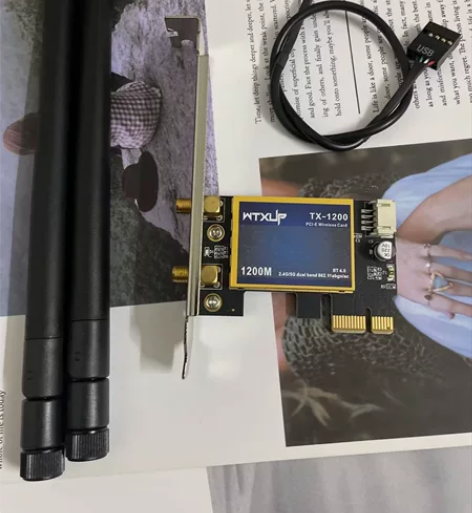 无线网卡台式机pcie X1转千兆内置无线...