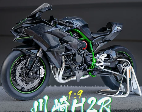 生日礼物川崎h2r摩托车模型男生合金仿真大...