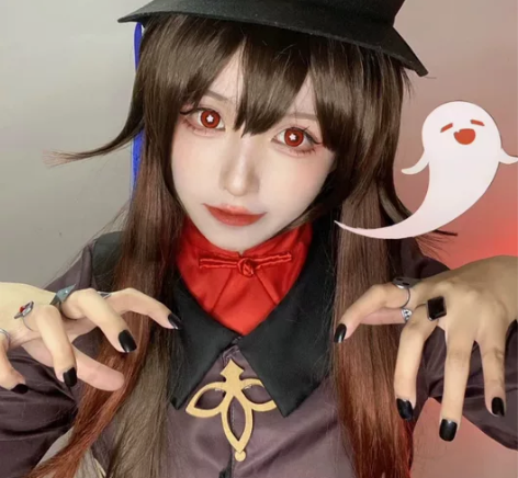 #Cosplay 出胡桃 除鞋袜大全套 帽...