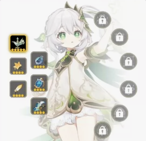 纳西妲草神+专+心海+满命久岐忍，活邮带身...