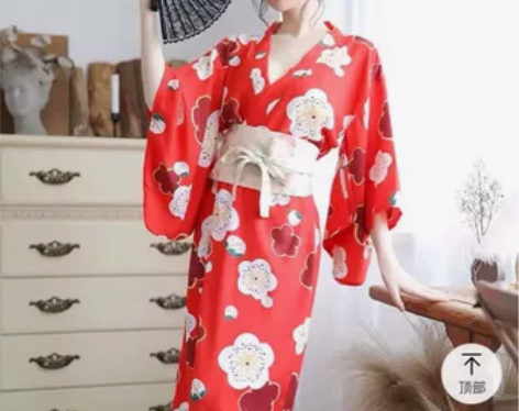 七夕情人节和服cos衣服 红色 包邮 全新...