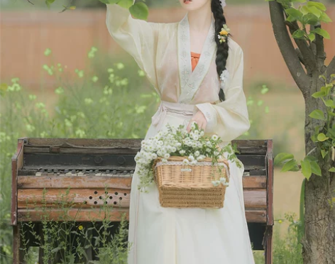醉雨朵正品原创夏凉宋制三件套汉服女中国风春...