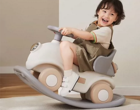 曼龙摇摇马溜溜车五合一木马儿童摇摇车宝宝婴...