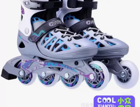 美洲狮成人轮滑鞋大学生社团初学溜冰鞋成年男...