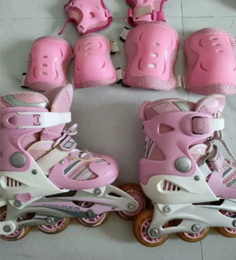 TEKU SKATE儿童溜冰鞋50全套装女...
