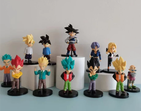 特价新款12款七龙珠手办孙悟空贝吉塔弗利沙...