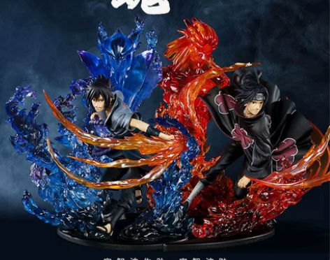 火影忍者手办九尾鸣人须佐能乎佐助宇智波鼬斑...