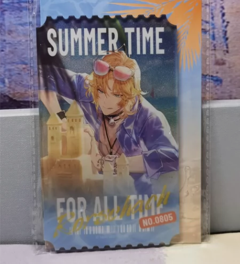 【出】罗夏亚克力票根 湛蓝海岛 全新未拆，...