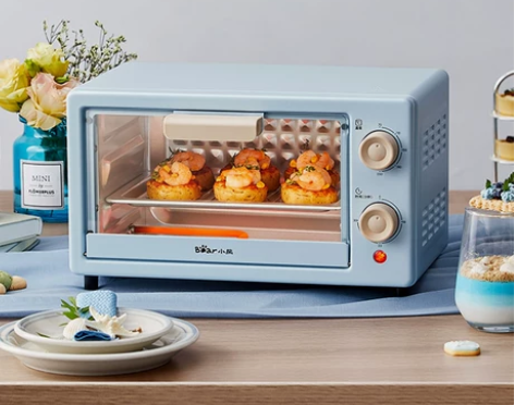 ?小熊烤箱家用小型双层小烤箱烘焙多功能全自...