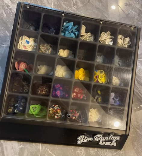 美产Dunop邓禄普拨片盒套装，拨片数量大...