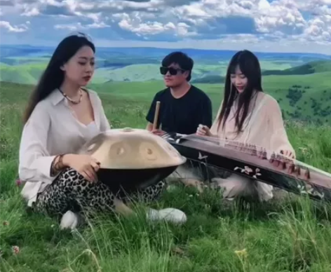 手碟鼓10音handpan专业级空灵鼓手碟...