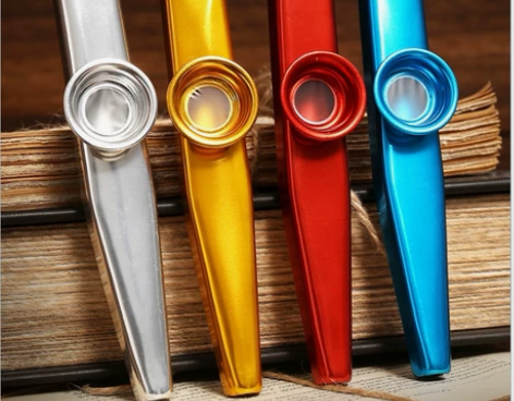 金属卡祖笛kazoo笛子吉他尤克里里伴侣卡...