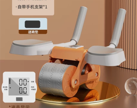 健腹轮自动回弹收腹卷腹运动练腹肌瘦肚神器男...