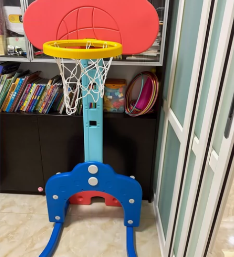 儿童篮球架，图片啥样就啥样。 在家玩了，挺...