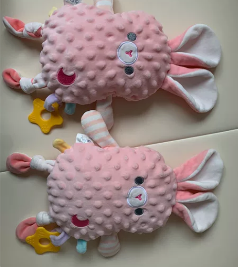 Auby澳贝嘟比花生兔安抚玩偶 没注意买重...