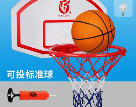 免打孔大号挂式篮球板，篮球架，可投7号球或...