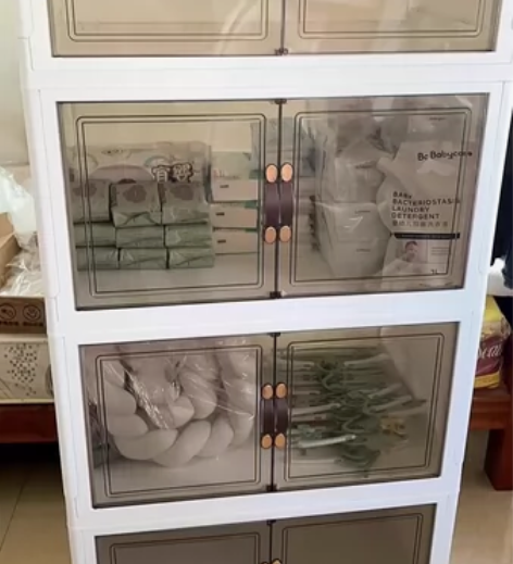 【低价处理】折叠收纳箱,加厚双开门收纳箱,...