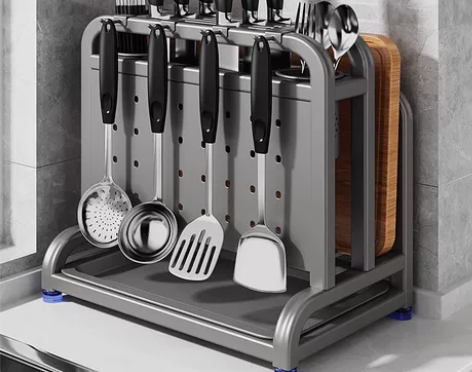 厨房用 德国304不锈钢厨房刀架置物架砧菜...