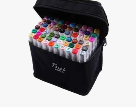 【全新包邮】马克笔双头油性水彩笔学生用手绘...