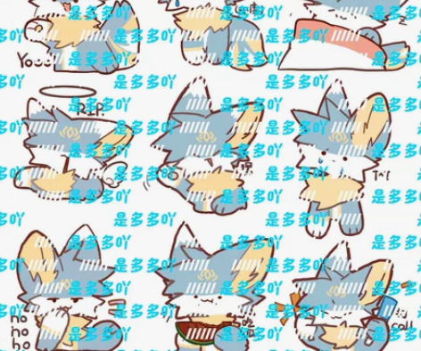 兽设动漫头像原创福瑞定制画师约稿绘制Q版卡...