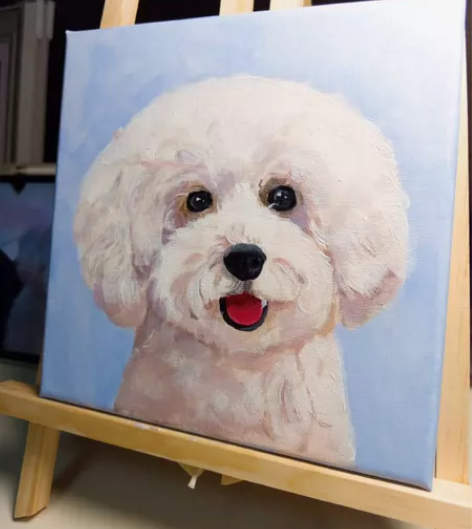 【宠物手绘定制】 丙烯手绘定制头像 全身 ...