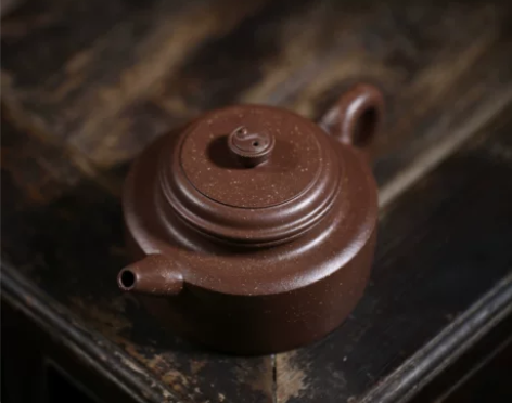 老料 紫玉金砂太极金钟  王越全手工制德钟...