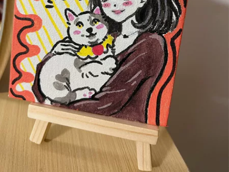 萌宠画像定制 坐标：广州 自从被创意市集主...